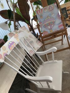 Rocking Chair and Canvas